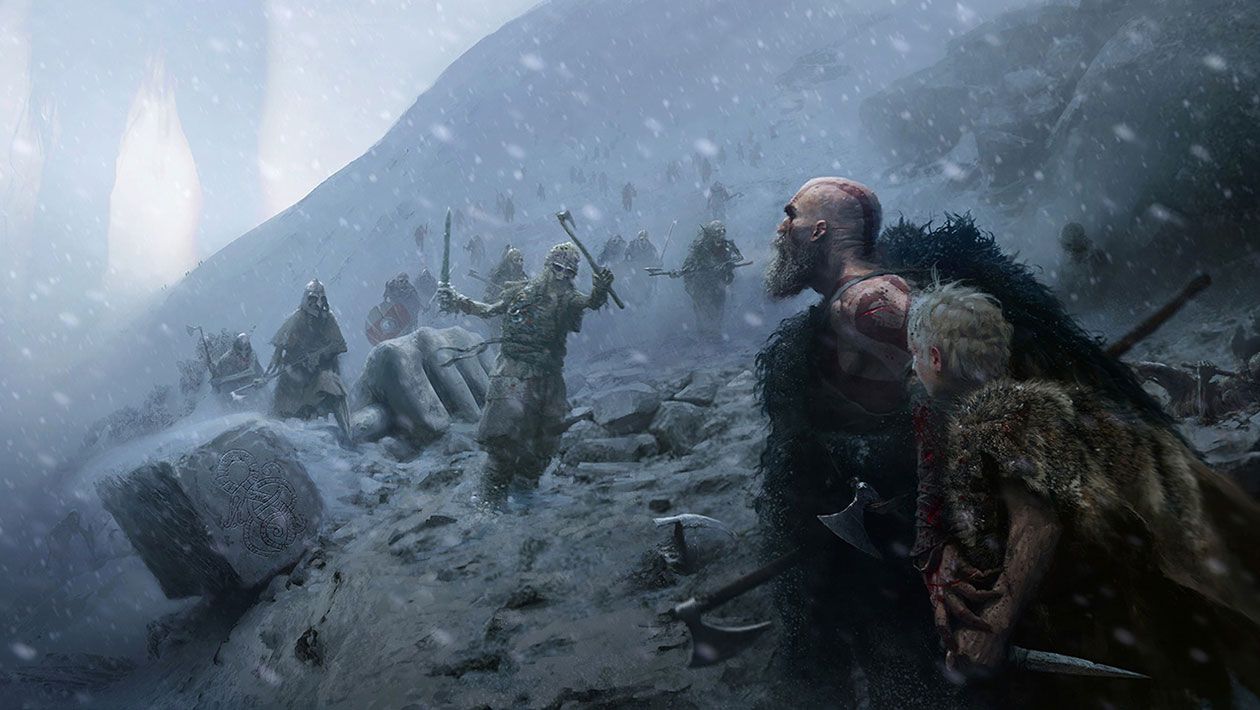 Kratos Get to Midgard