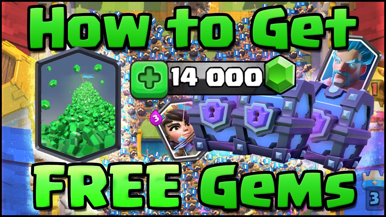 How To Get Free Gems And Gold In Clash Royale