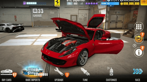Free Gold and Cash In CSR 2 Racing