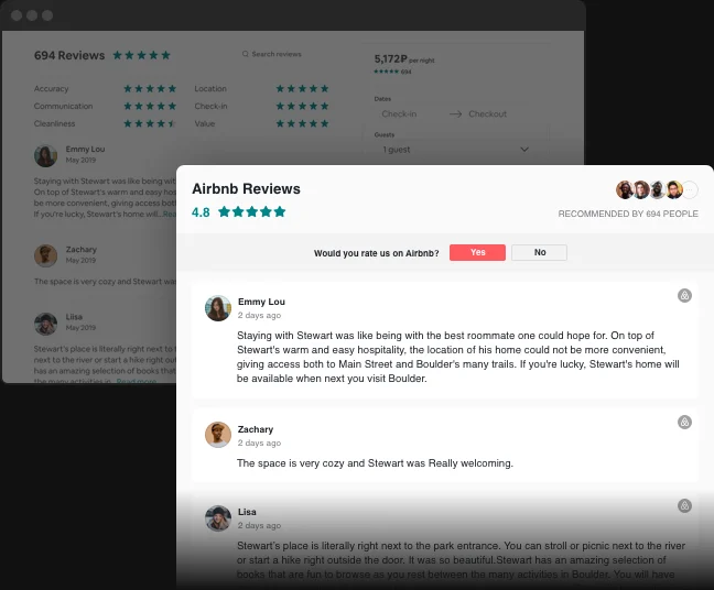 Hide a Review on Airbnb