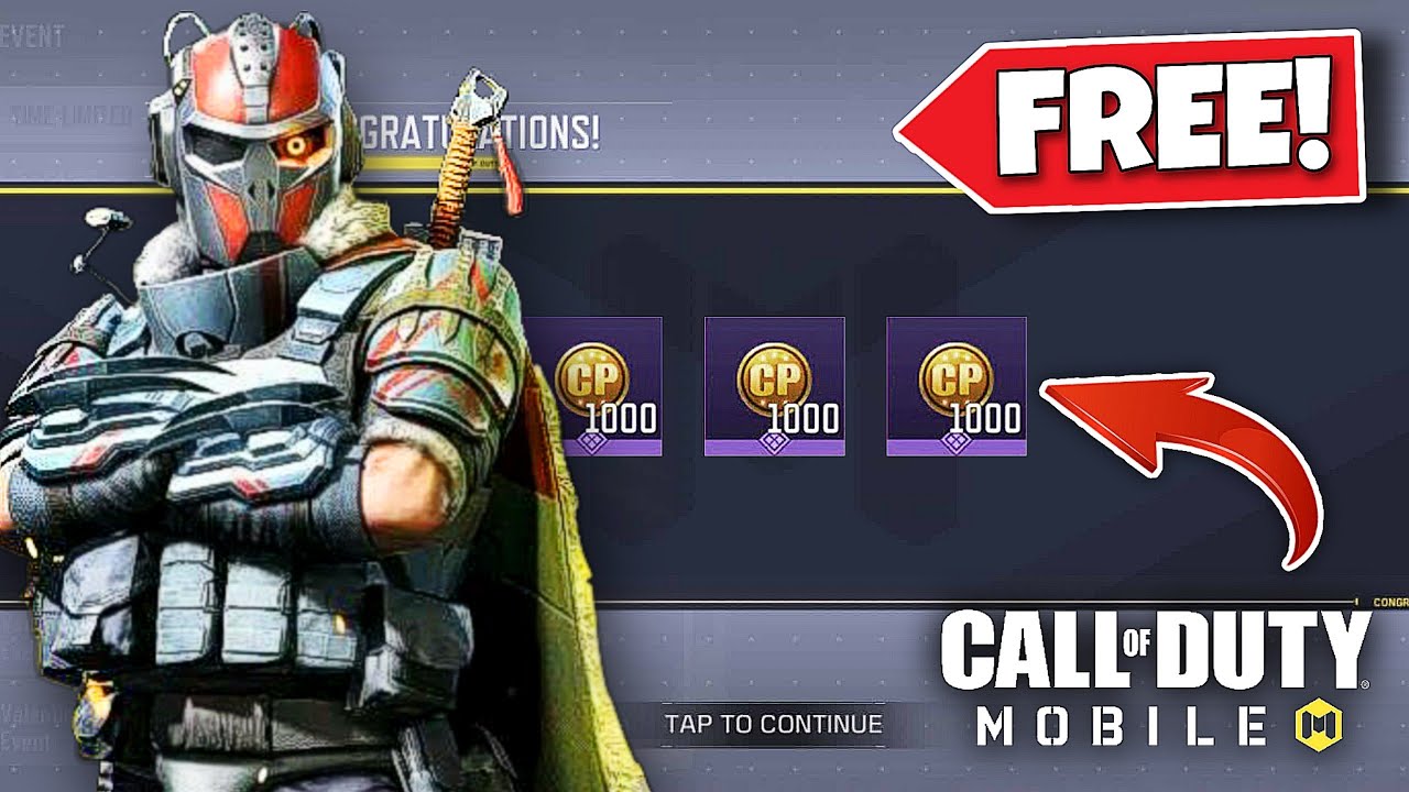 How to get Free CP and Credits In COD Mobile