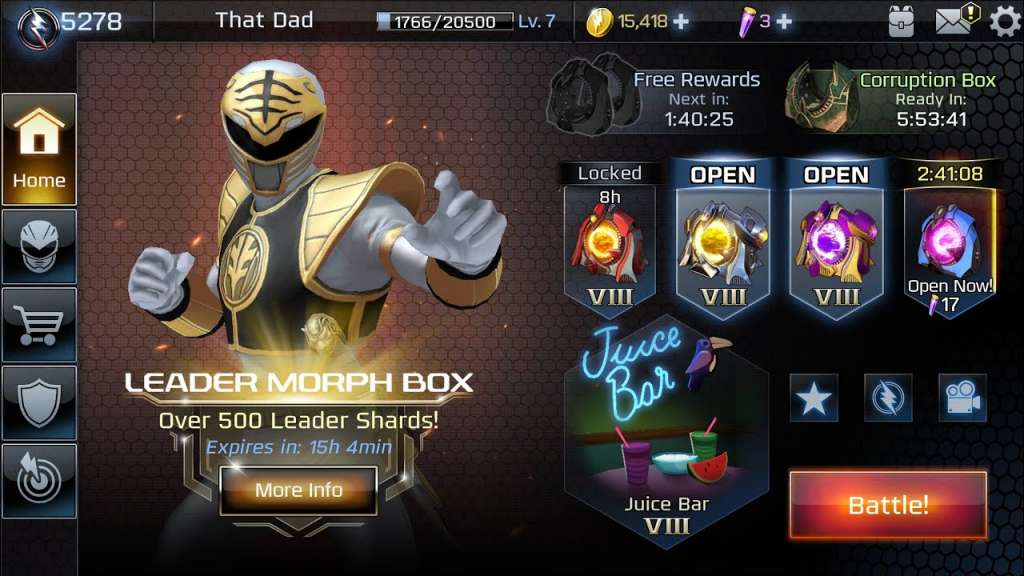 Power Rangers Legacy Wars: Free Coins and Crystals