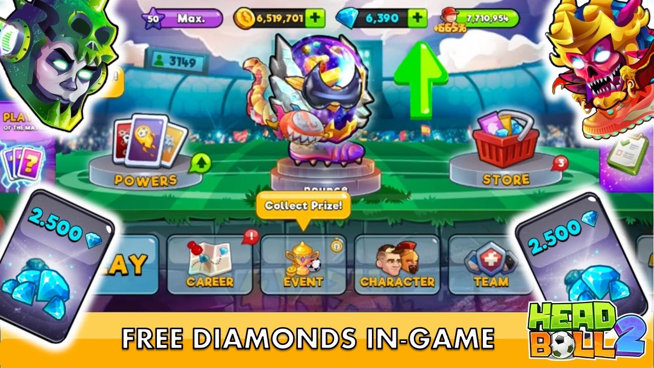 Head Ball 2 - Online Football free diamonds