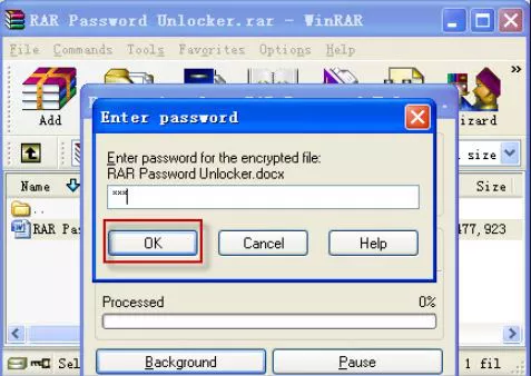 Remove WinRAR Password
