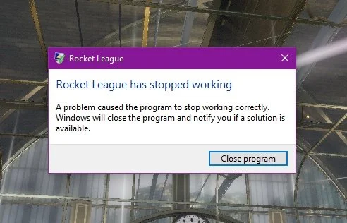 Rocket League Has Stopped Working