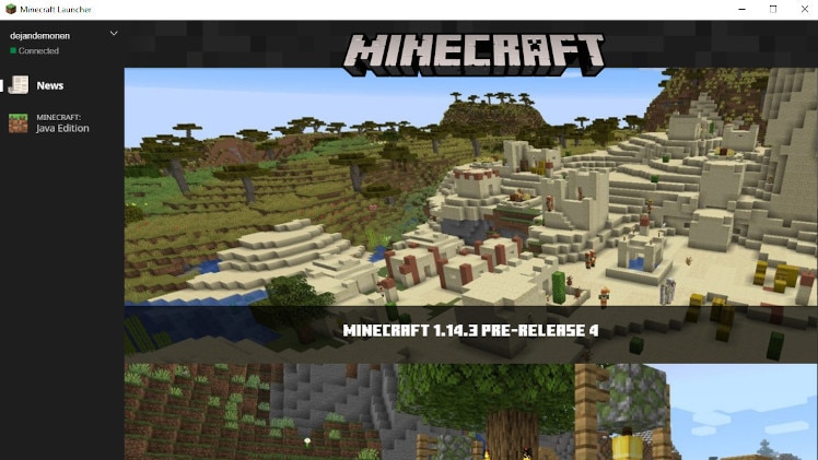 Update is Going on in Minecraft Launcher