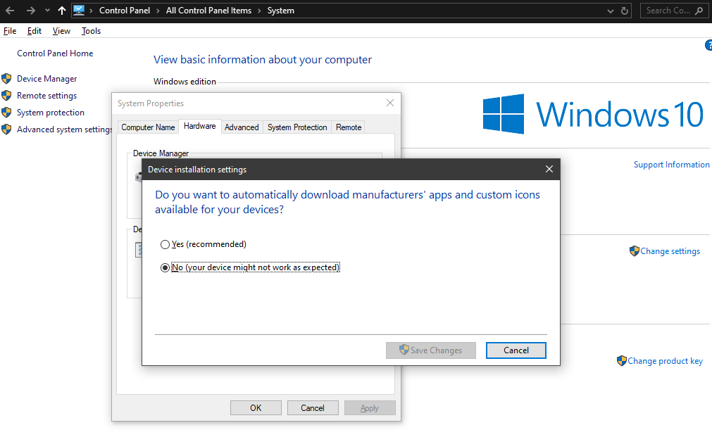 Windows 10 Update Graphics Drivers Automatically