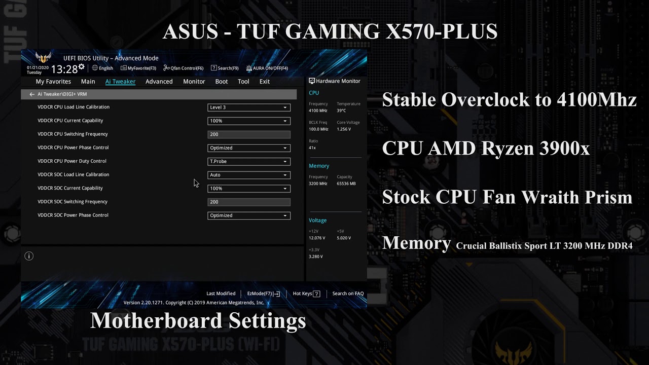 Update BIOS on Asus TUF Gaming X570-Plus