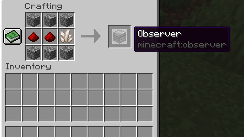 How to Make an Observer In Minecraft