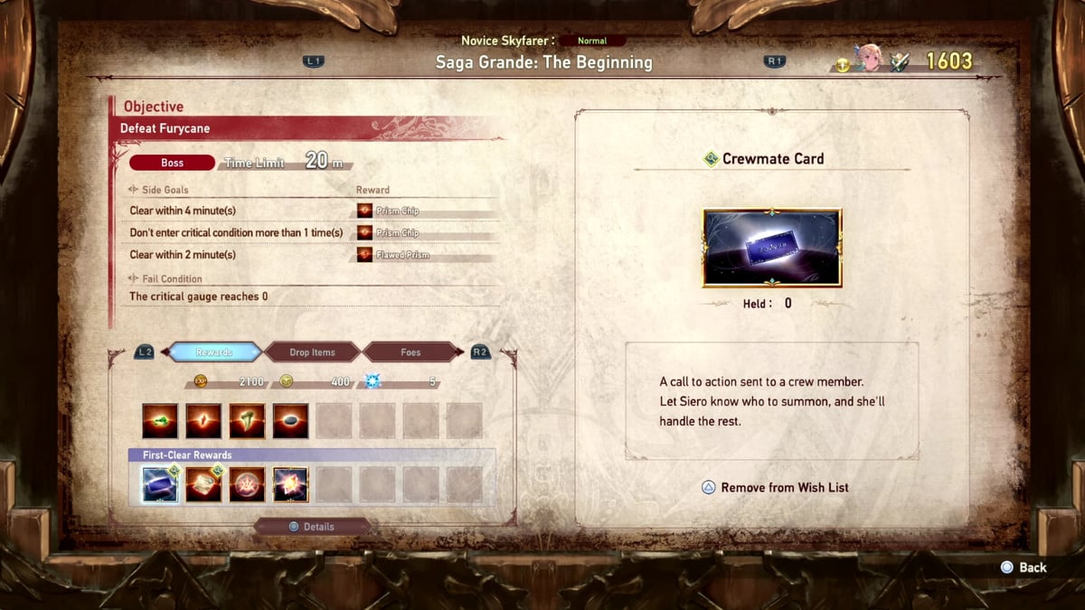How To Get More Crewmate Cards In Granblue Fantasy Relink